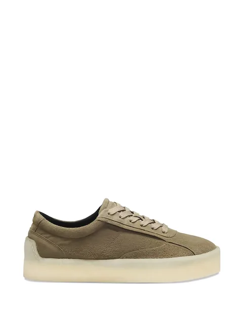 platform suede sneakers