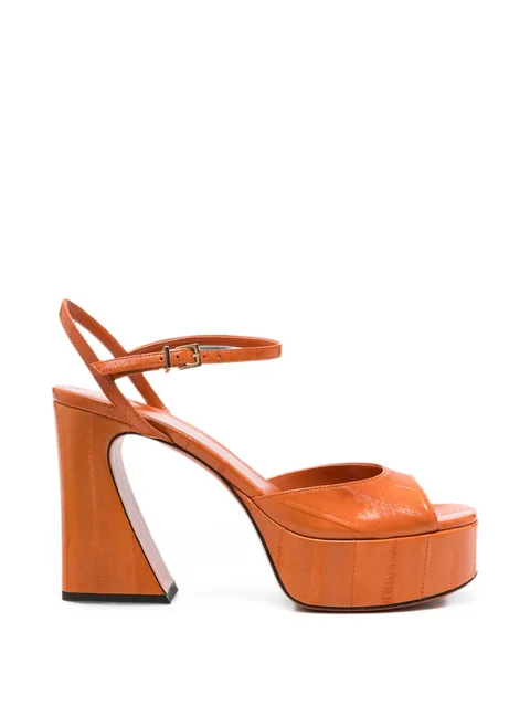Arco platform block-heel sandals