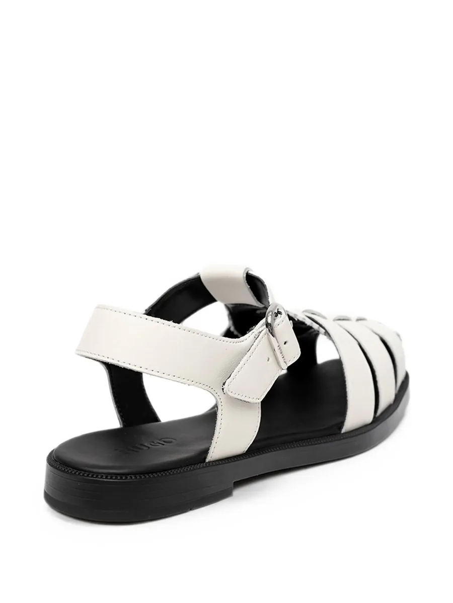 buckle-fastening caged sandals 9