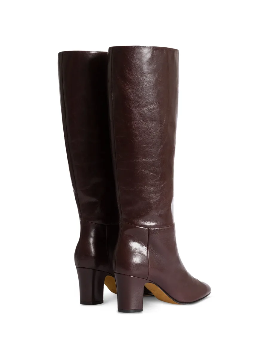 block-heel leather boots 4