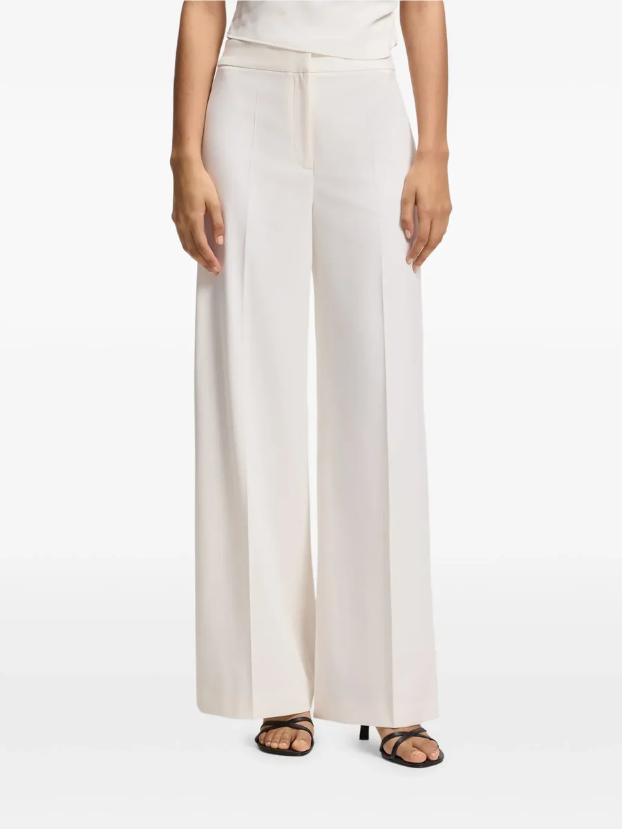 pressed-crease palazzo pants 7