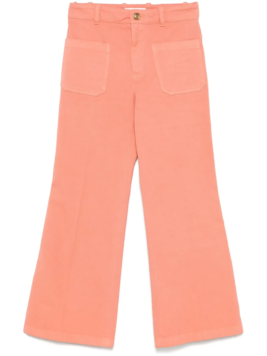 cropped bootcut trousers 2