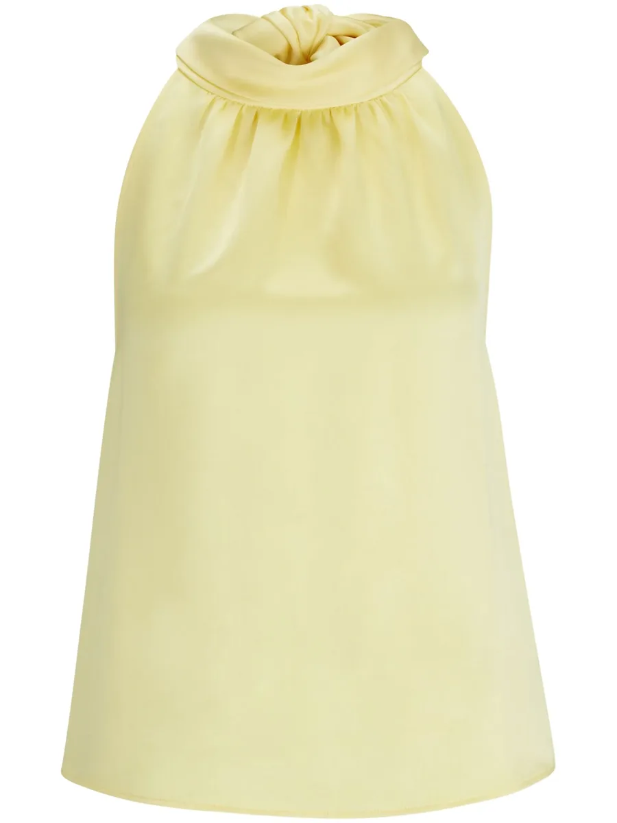 halterneck satin blouse 2