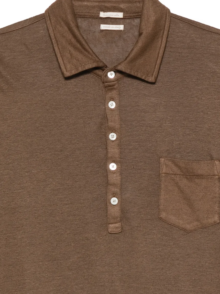Wembley chest-pocket button-up polo shirt 6