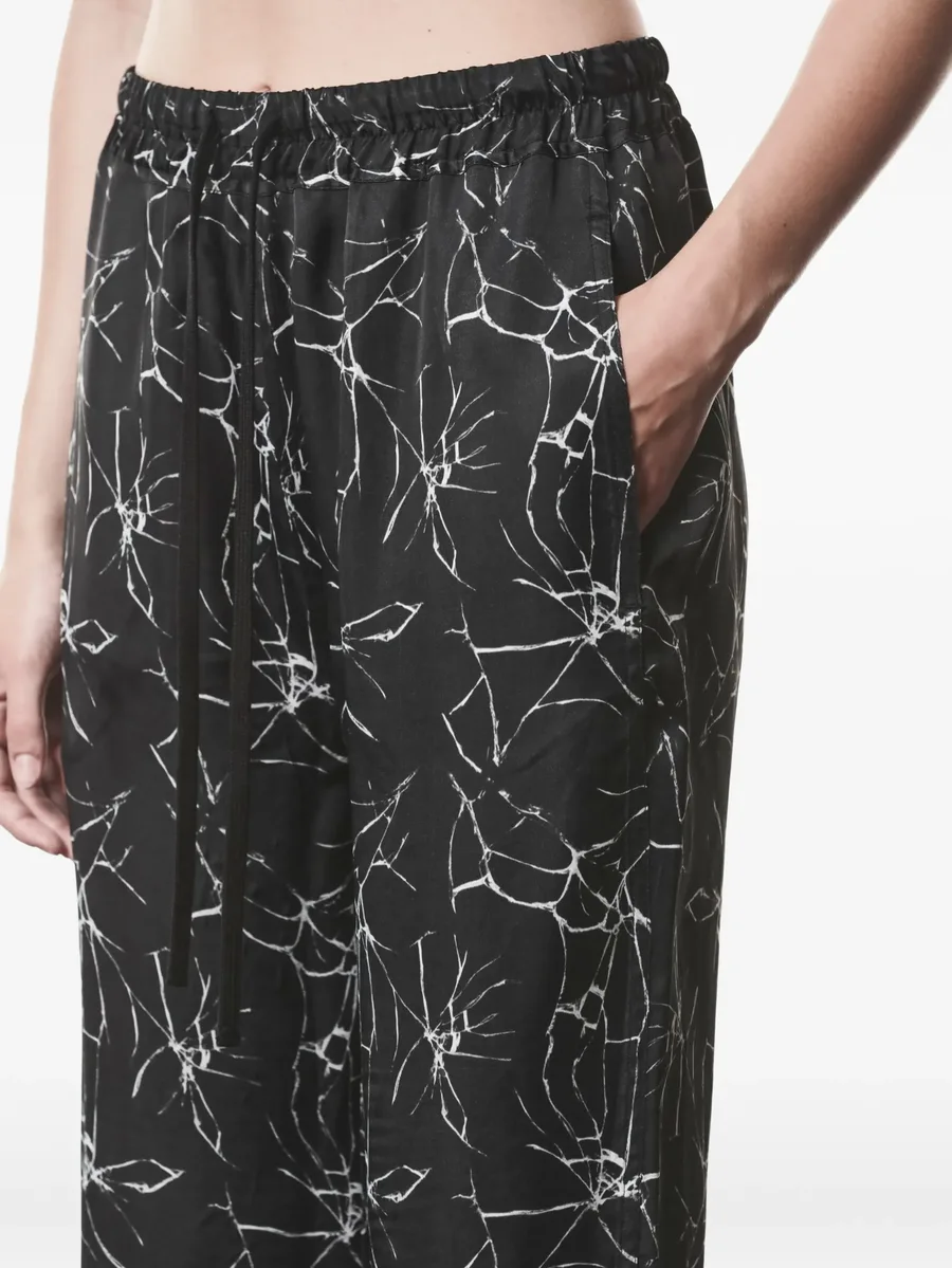 брюки с принтом 13
