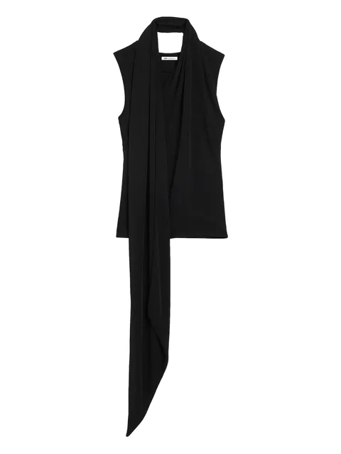 топ с бантом
