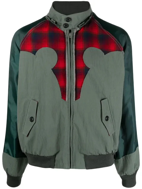 x Pendleton yoke-detail bomber jacket