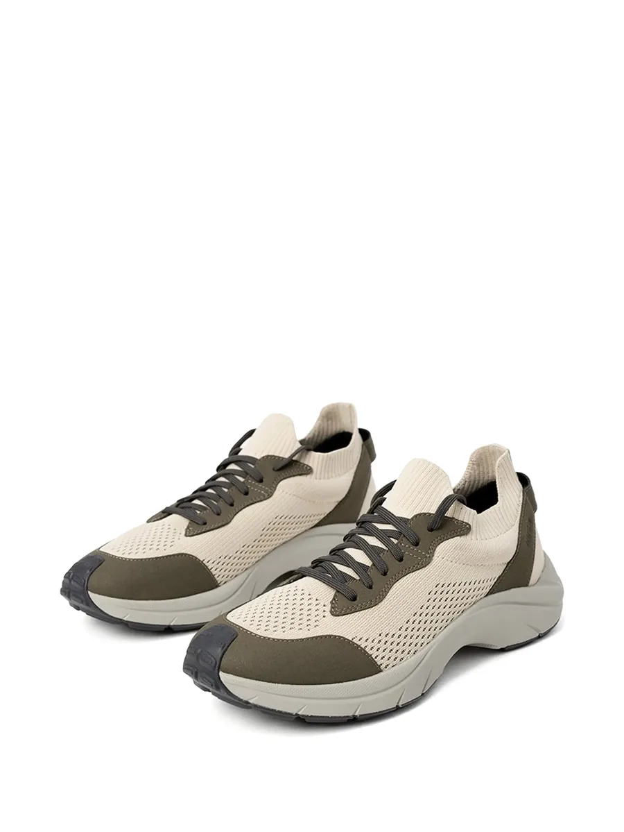 panelled mesh sneakers 4