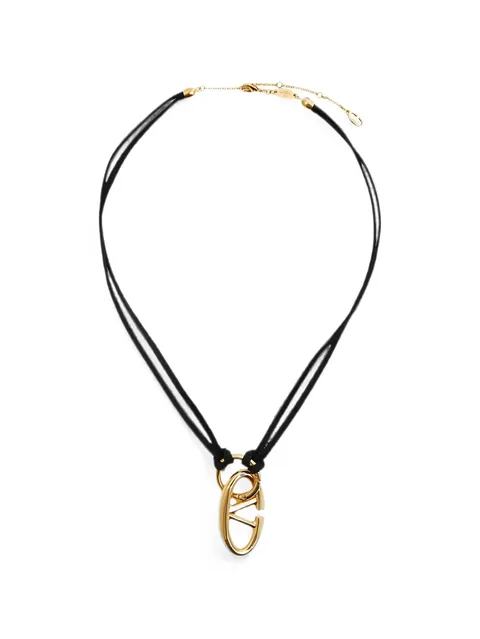 VLogo rope necklace