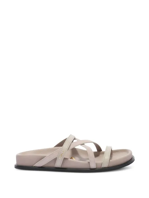 Solea logo-strap sandals