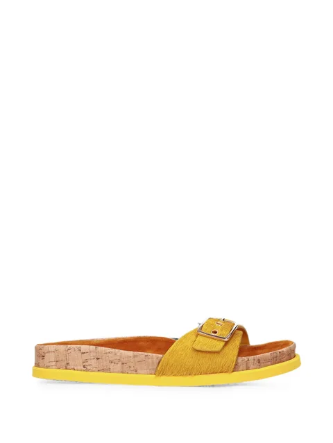 pony-skin slippers