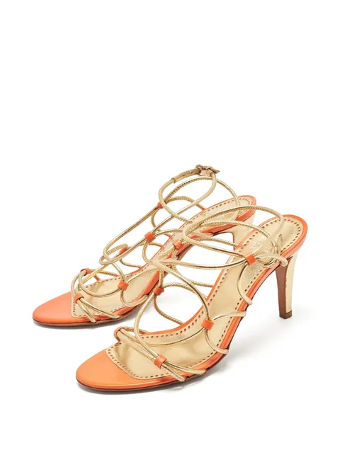 strappy open-toe sandals