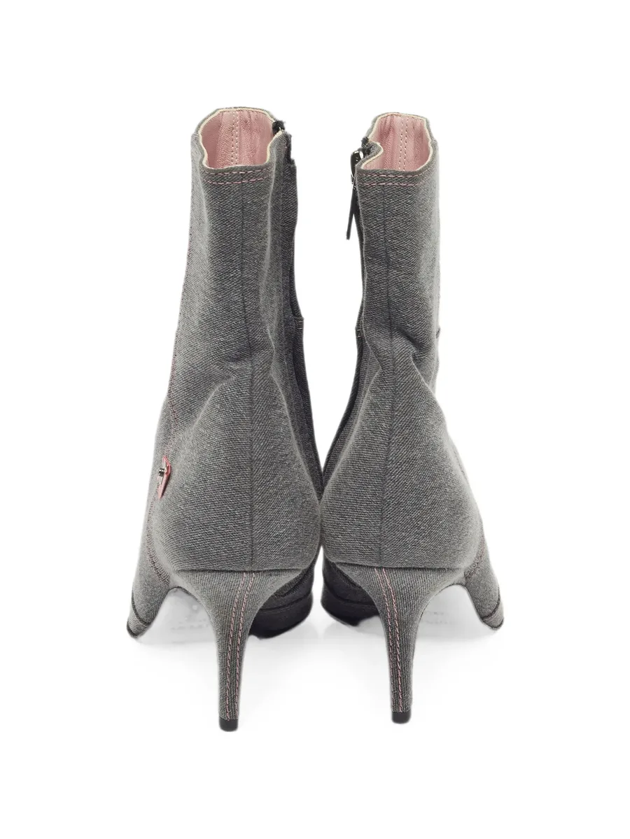 pointed-toe heeled ankle boots 6