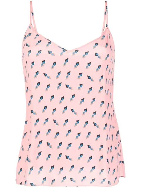 graphic-print top