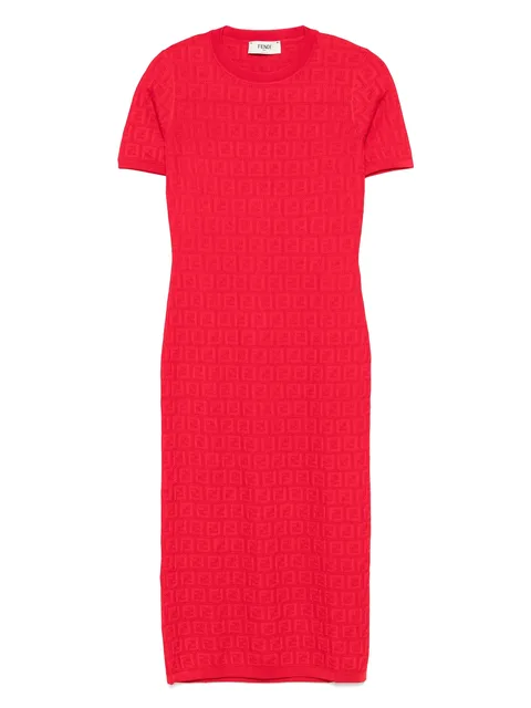 FF-jacquard dress