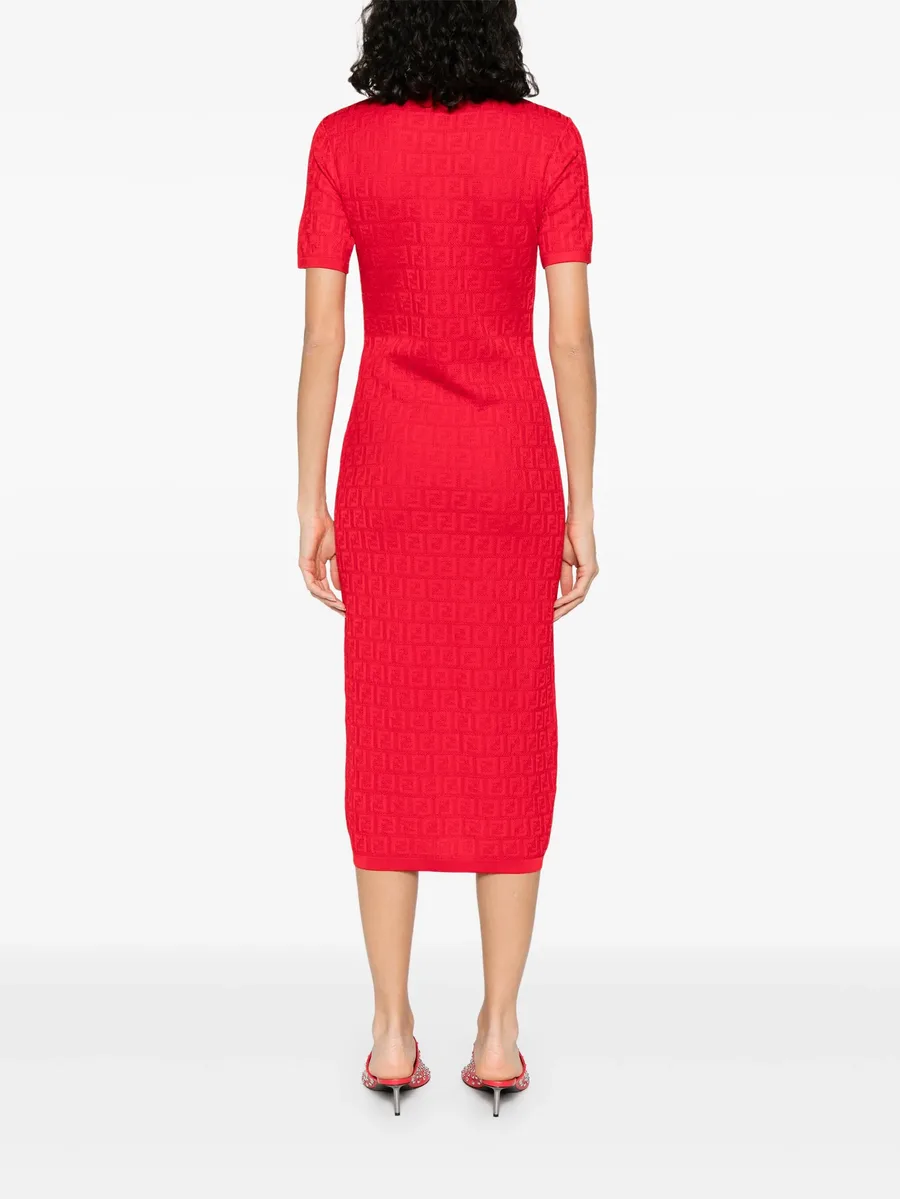 FF-jacquard dress 8