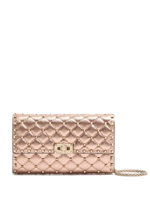 стеганый клатч Rockstud Spike