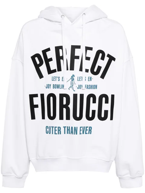 Perfect Fiorucci-print cotton hoodie