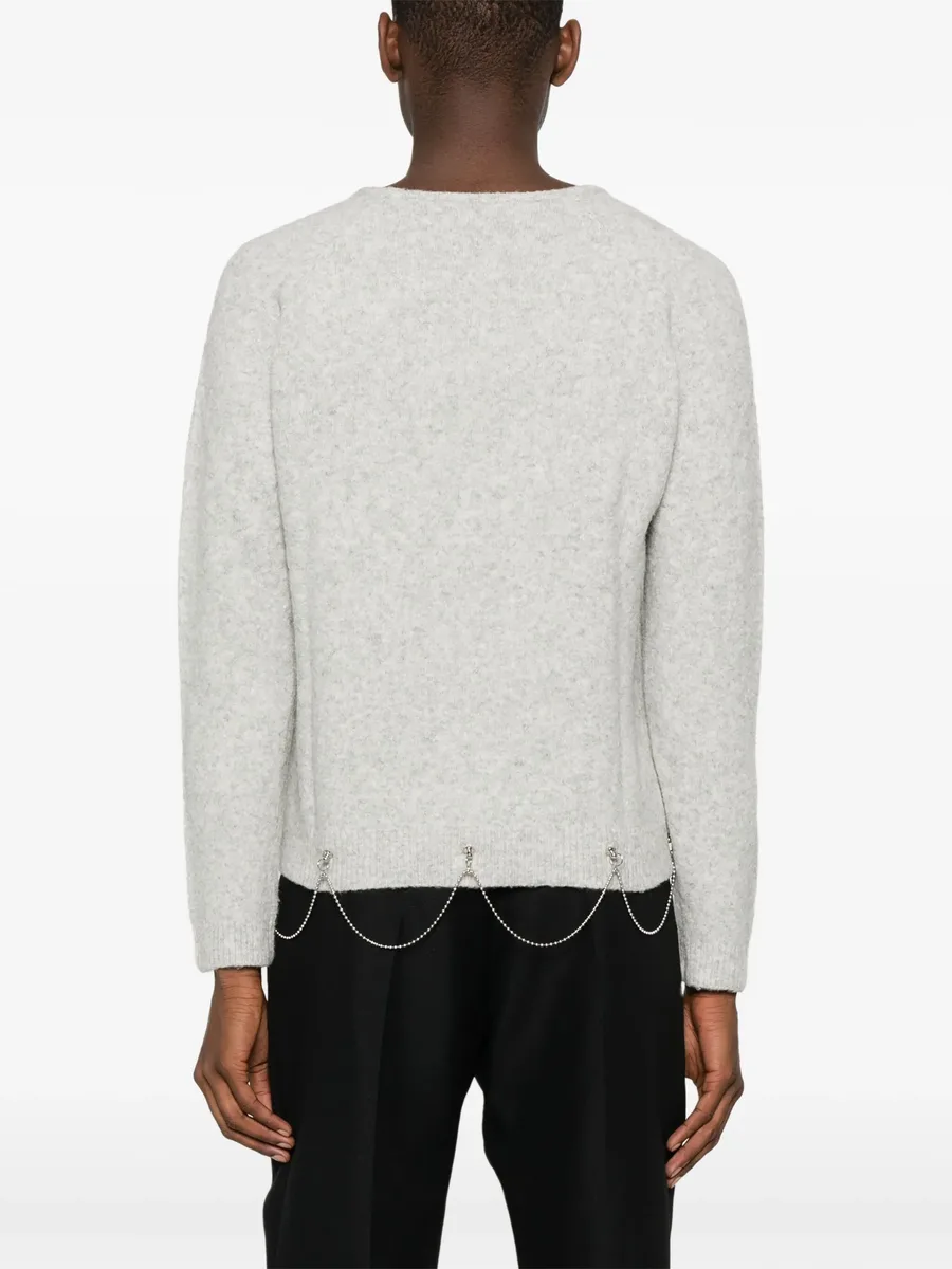 crystal-embellished wool-blend jumper 8