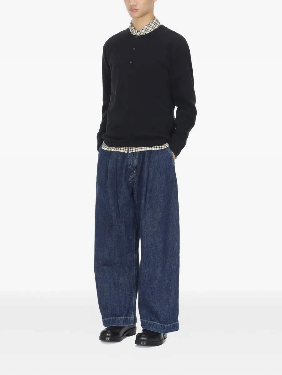 футболка Henley с длинными рукавами 5