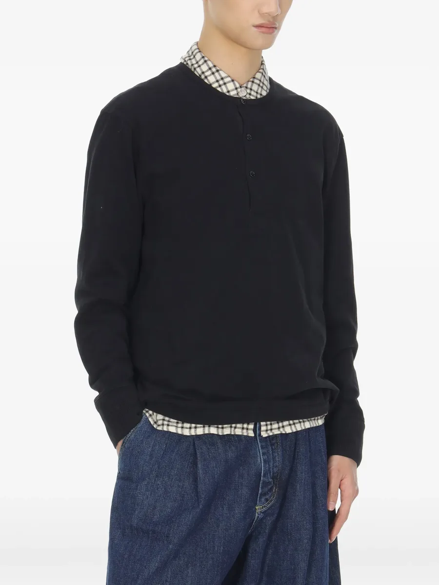 футболка Henley с длинными рукавами 9