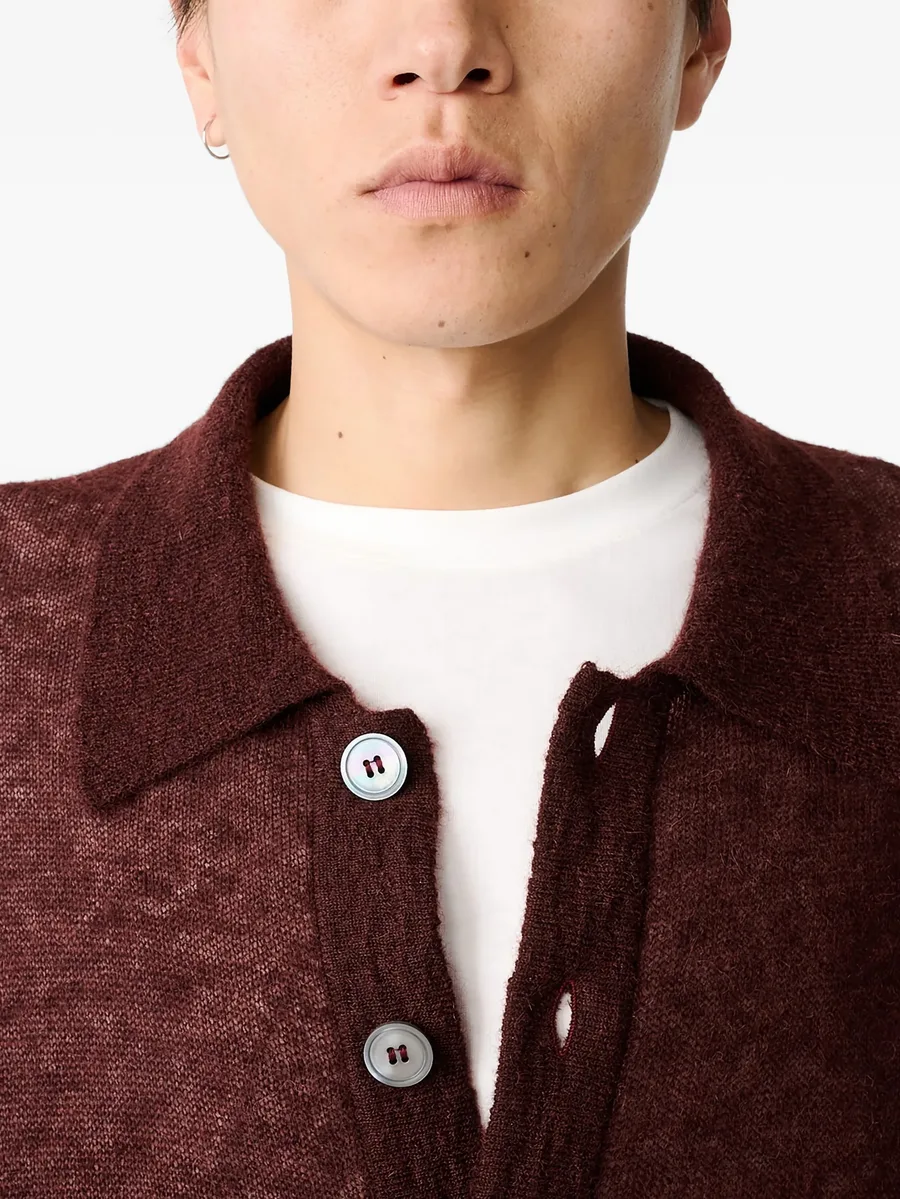 Hamto polo collar cardigan 9