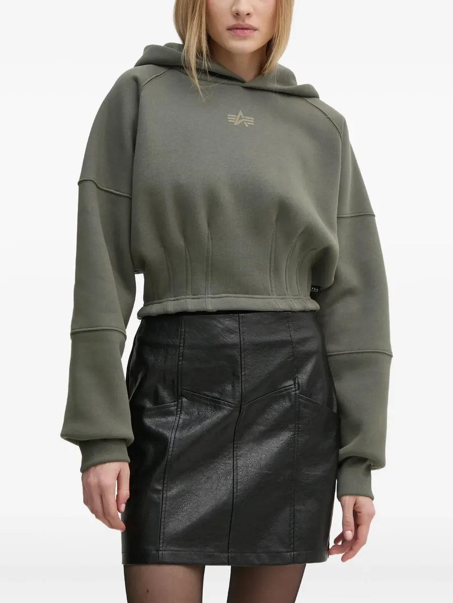 cinched-waist hoodie 2