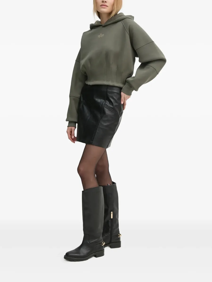 cinched-waist hoodie 4