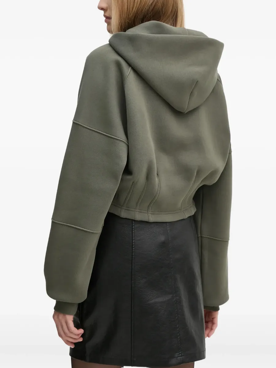 cinched-waist hoodie 6