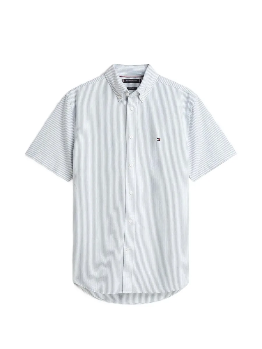 полосатая рубашка Heritage Oxford с короткими рукавами 2