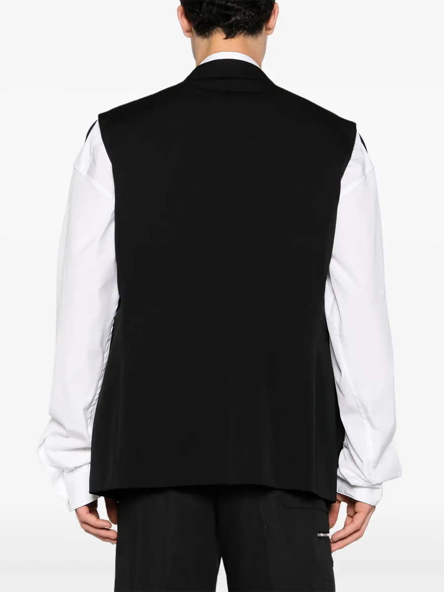 cut-out single-breasted blazer 8