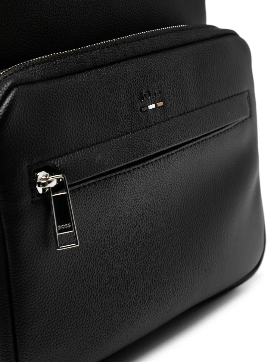 debossed-logo backpack 4