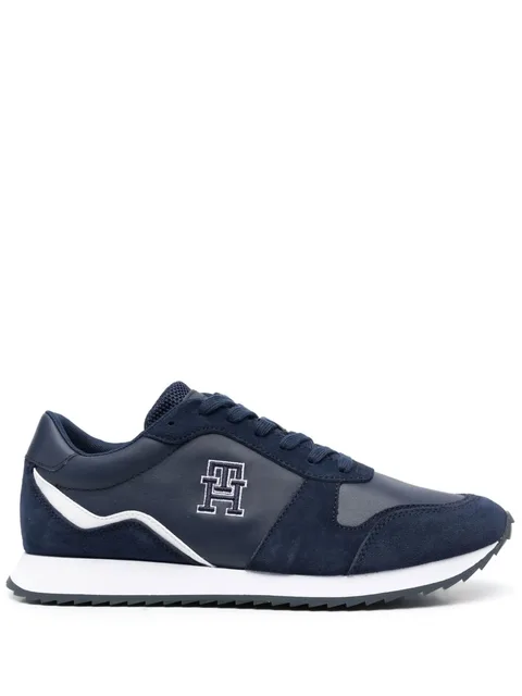 embroidered TH monogram low-top sneakers