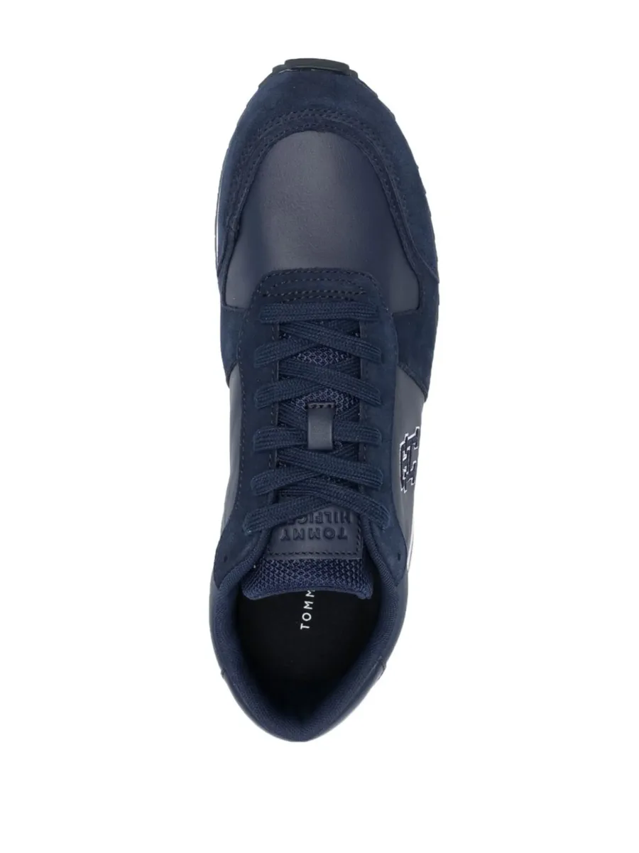 embroidered TH monogram low-top sneakers 8