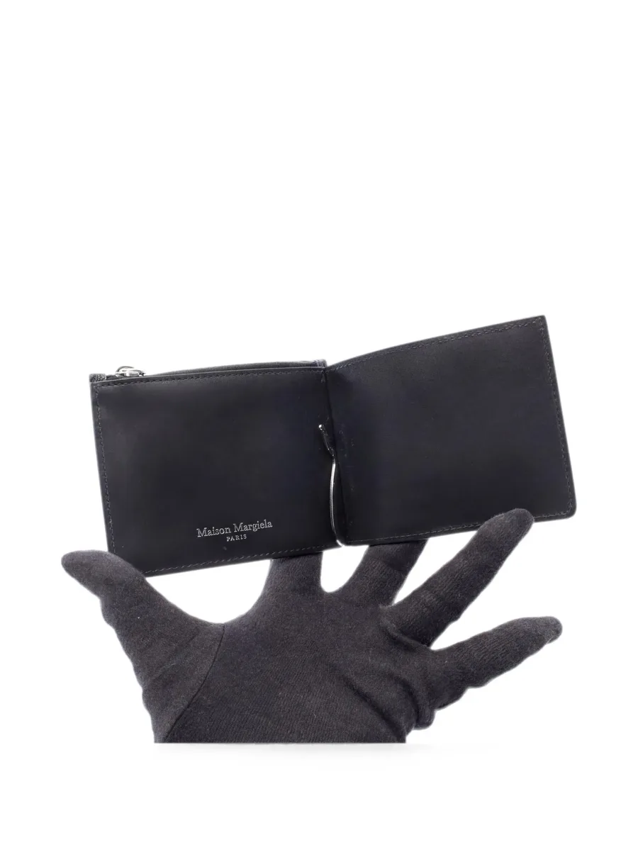 logo-detail leather wallet 4