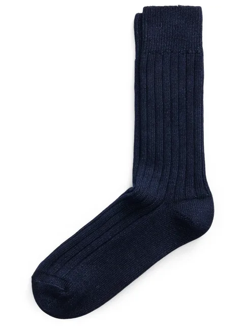 носки в рубчик