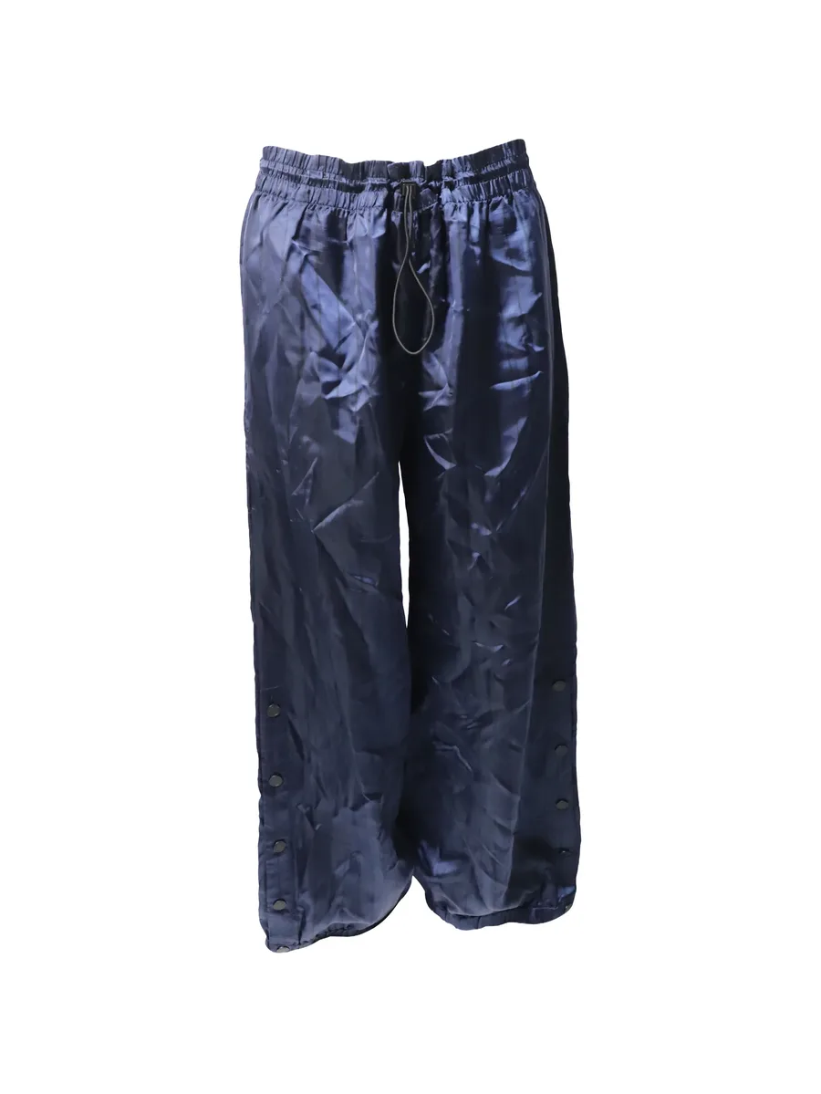 pinstriped wide-leg trousers 2