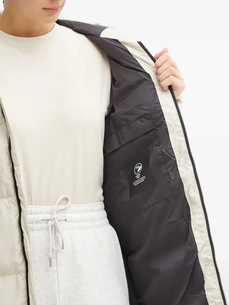 Frozen Lake belted hooded coat 9