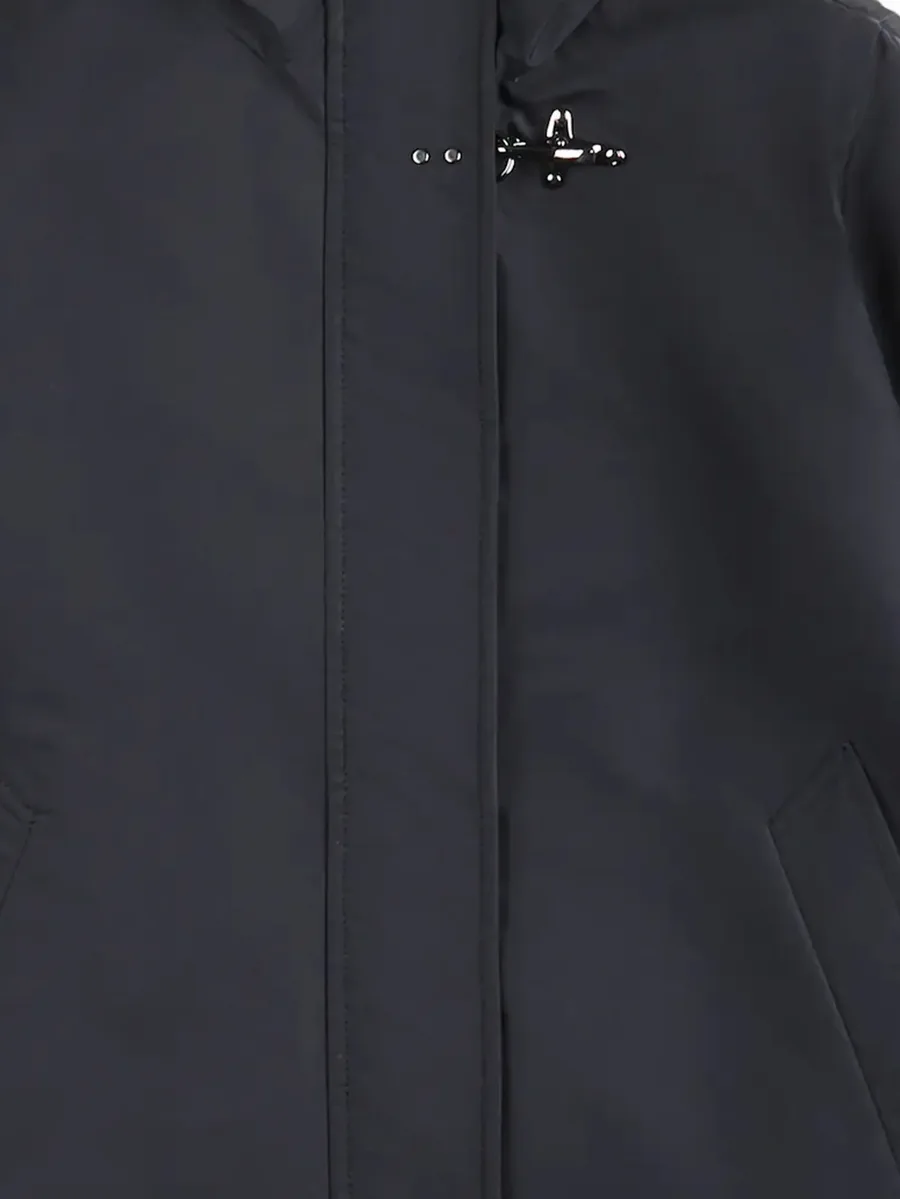 poplin hooded parka coat 3