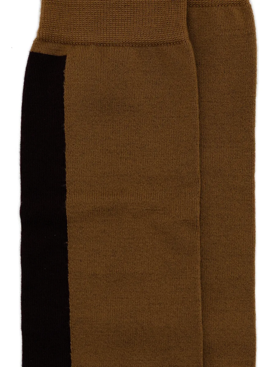 logo-print colour-block socks 5
