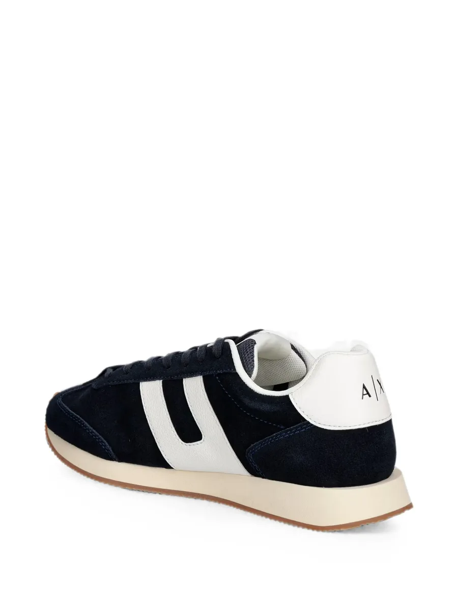 logo-print panelled sneakers 5
