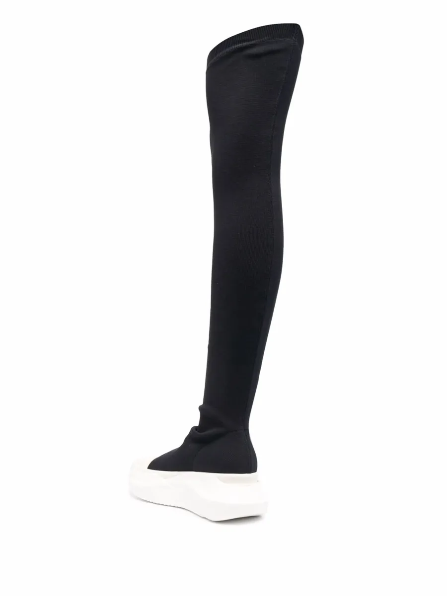 thigh-high sock-style boots 5