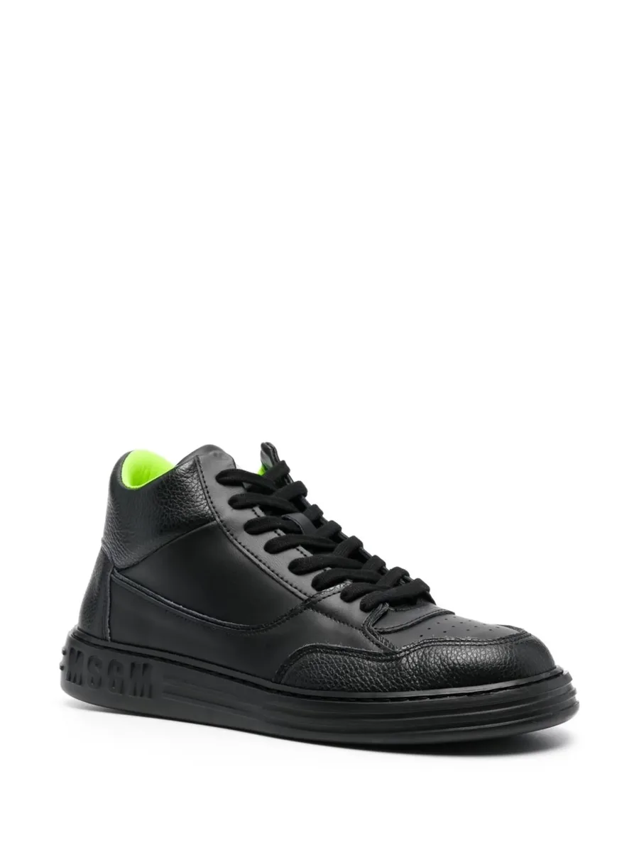 logo-print high-top sneakers 3