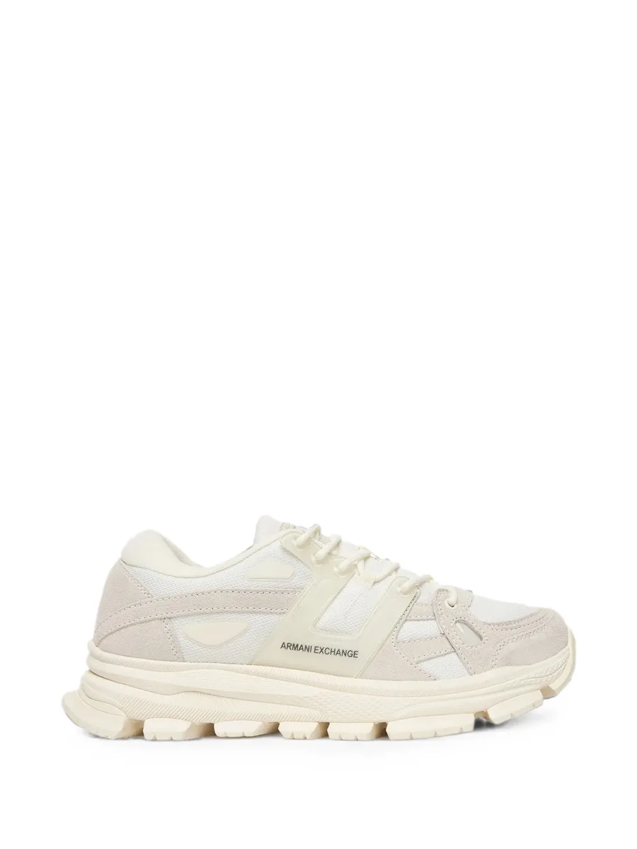 panelled chunky-sole sneakers 1