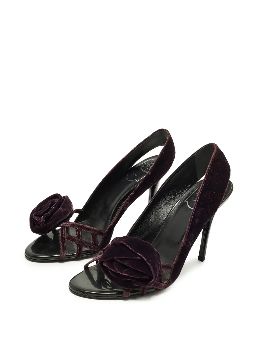 bow open-toe pumps 3