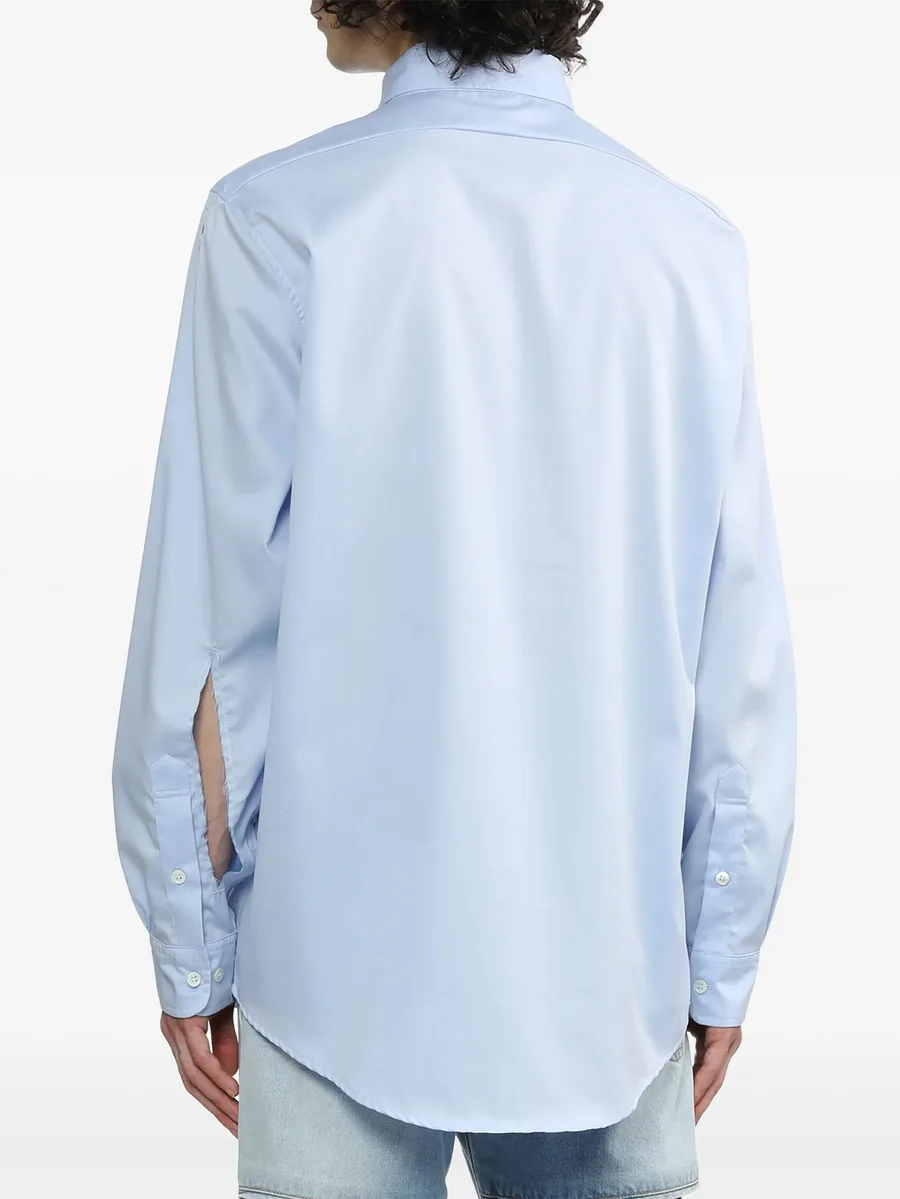 graphic-print cotton shirt 8
