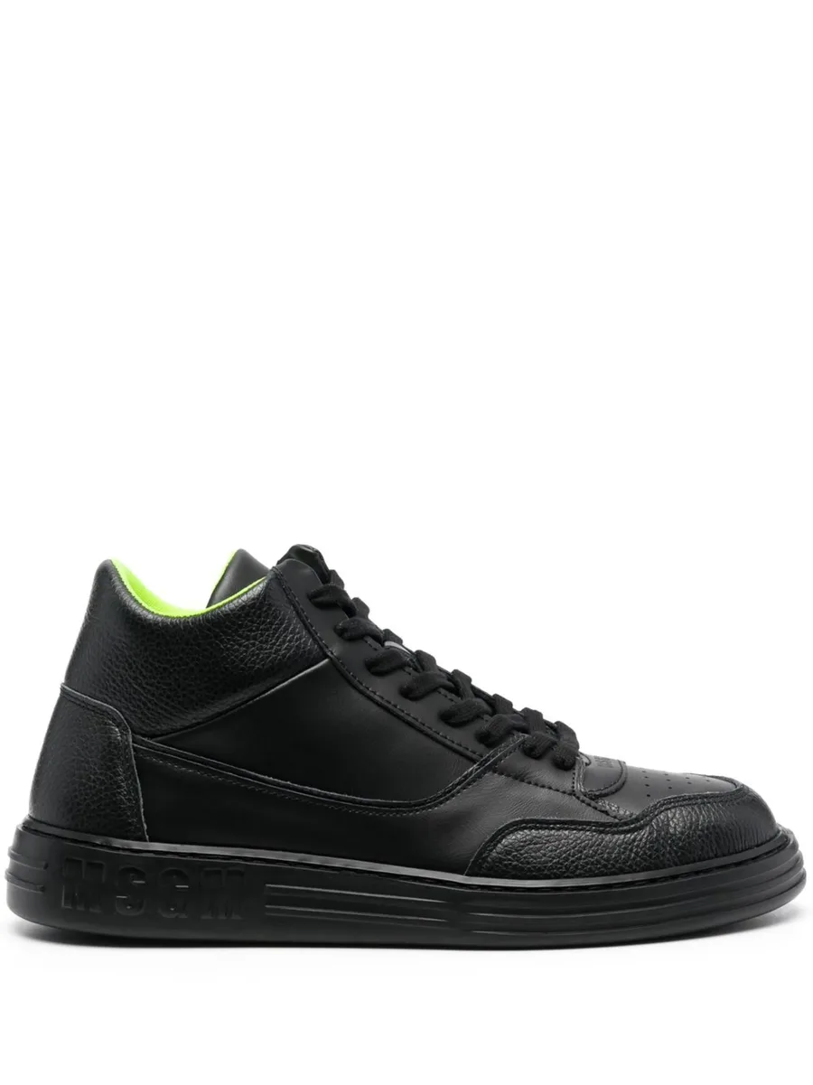 logo-print high-top sneakers 1