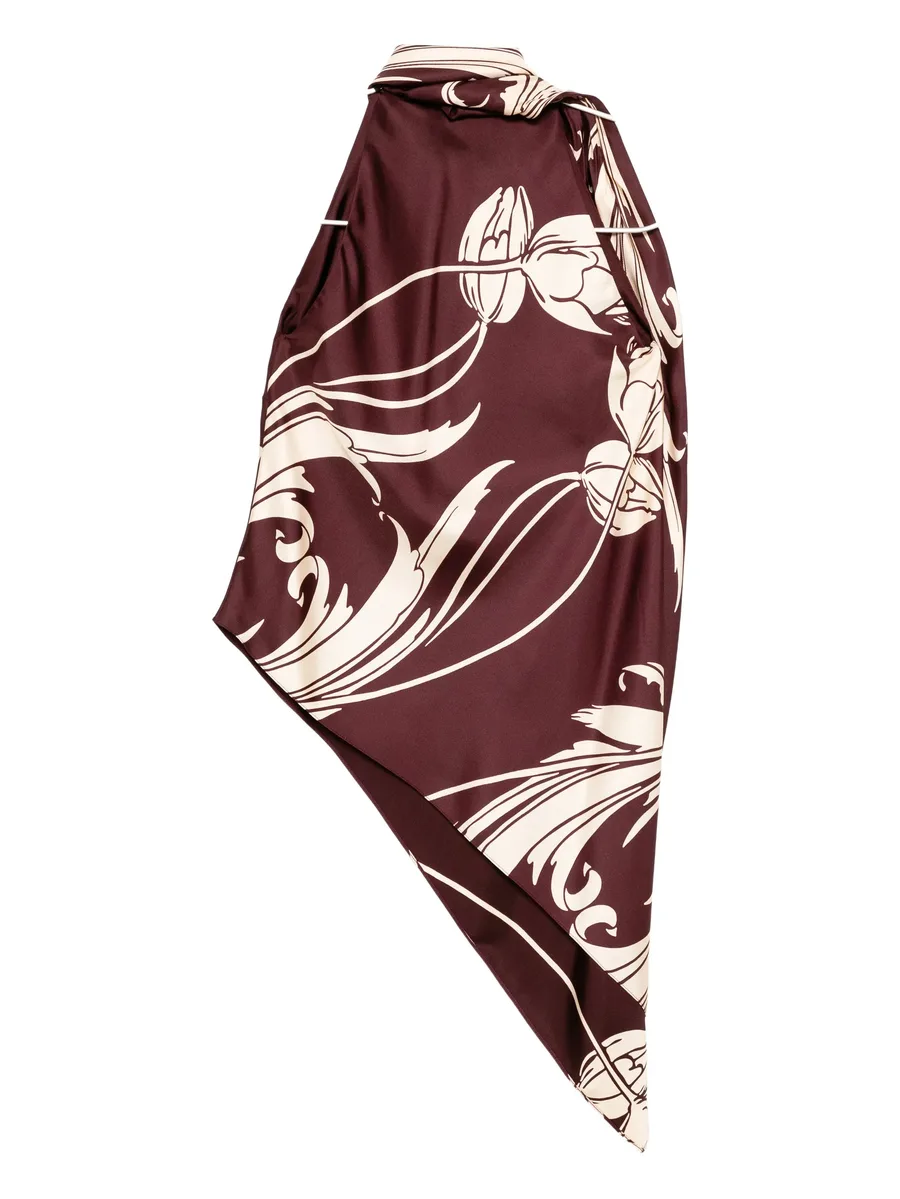 draped scarf top 3