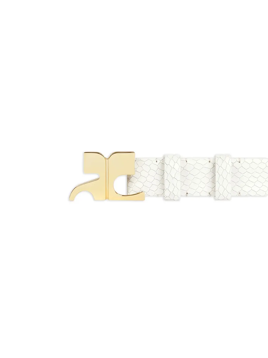 Viper leather belt 5