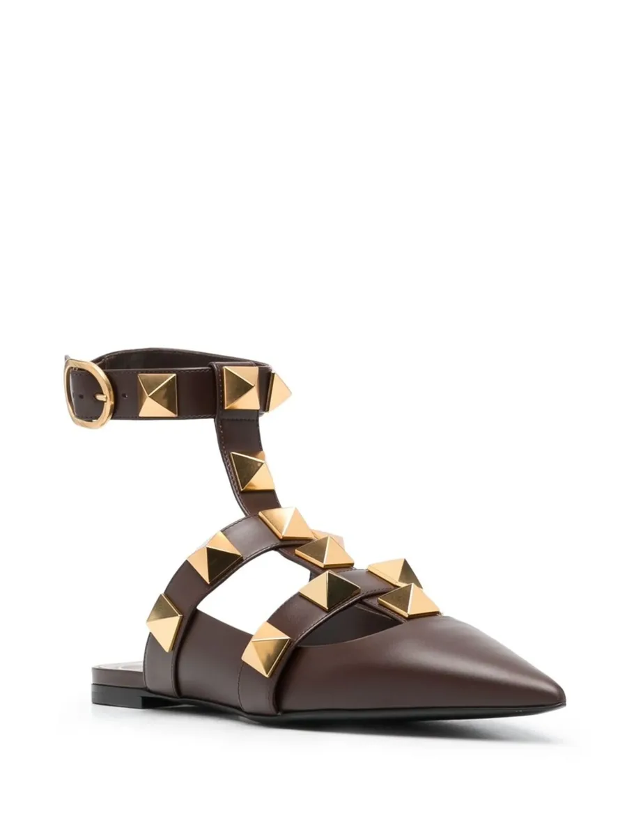 балетки Rockstud с заостренным носком 4